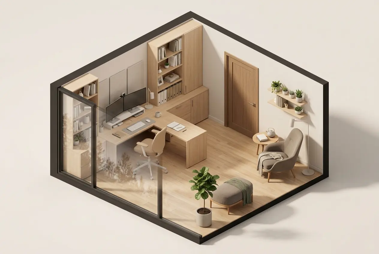 Design a Home Office Layout You Will Use All Day