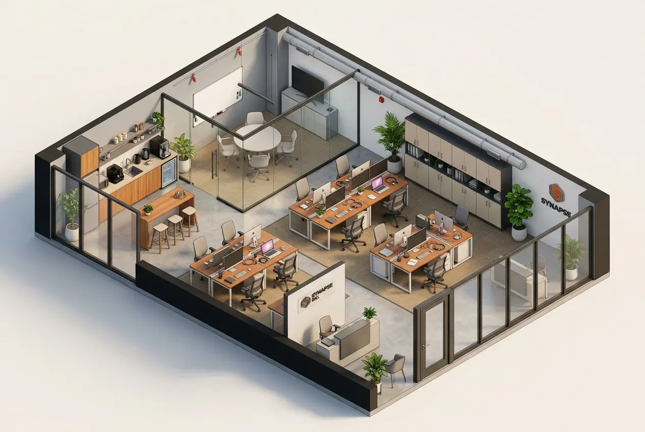 Plan Hot Desks and Shared Zones for Hybrid Teams