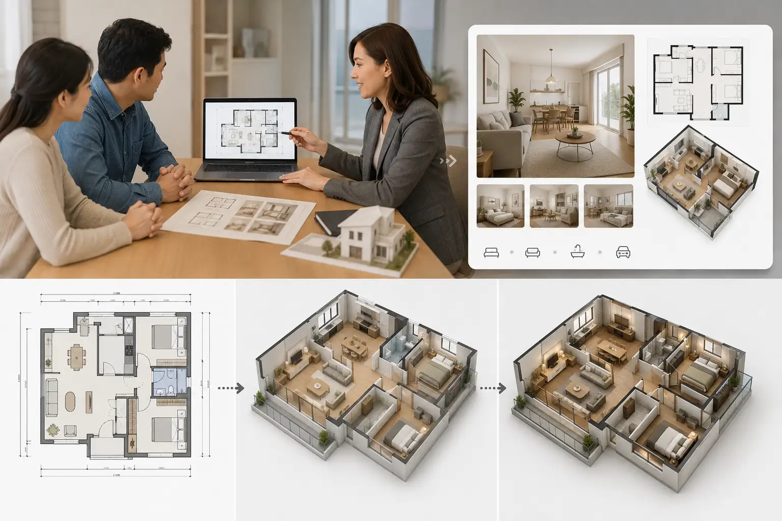 Present Clear Layouts to Clients and Buyers